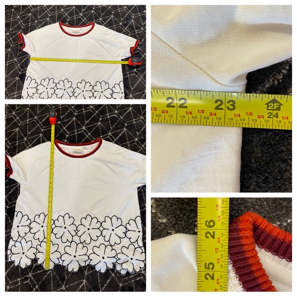 ANTHROPOLOGIE Maeve Floral Embroidered Top - Picture 7 of 9